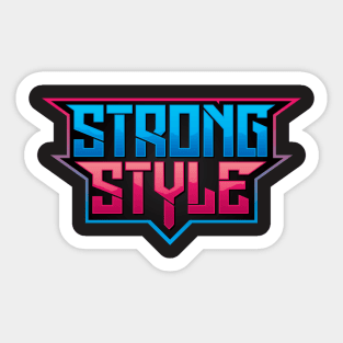 Strong Style Live Main Logo Shirt Sticker